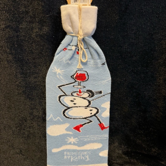 Christmas Cheer LOL Snowmen Bottle Socks by Primitives by Kathy - Picture 5 of 11